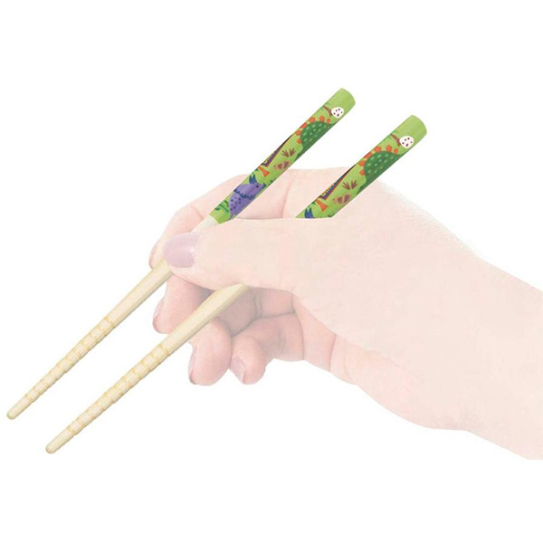 恐龍兒童竹筷3入組-16.5cm