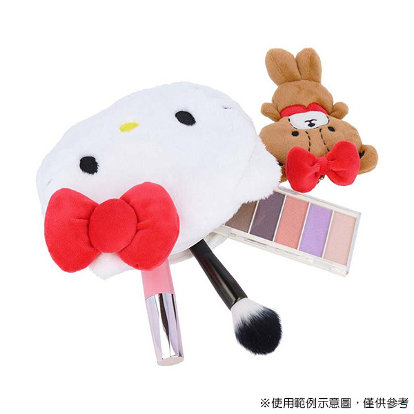 HELLO KITTY&TINY CHUM造型絨毛收納包組(好朋友)
