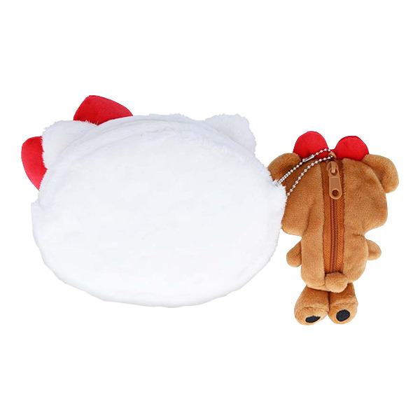 HELLO KITTY&TINY CHUM造型絨毛收納包組(好朋友)