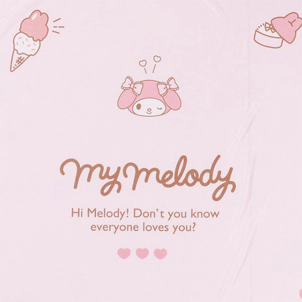 美樂蒂單人用涼感毯M(粉嫩甜點系)