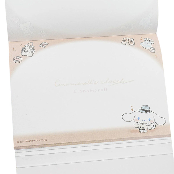 大耳狗日製折疊便條本(衣櫃)