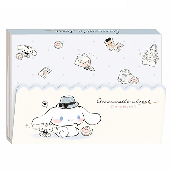 大耳狗日製折疊便條本(衣櫃)