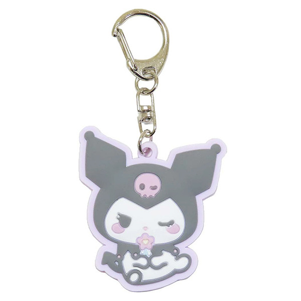 酷洛米造型鑰匙圈(愛心小花)