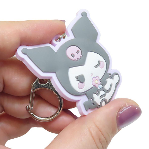 酷洛米造型鑰匙圈(愛心小花)