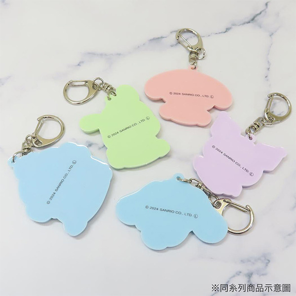 酷洛米造型鑰匙圈(愛心小花)