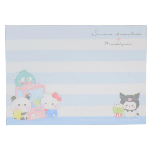 三麗鷗明星*麻糬貓熊日製迷你便條本(夾娃娃機)