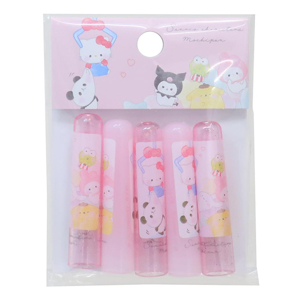 三麗鷗明星*麻糬貓熊日製鉛筆帽組-一組5個入(夾娃娃機)