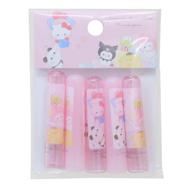 三麗鷗明星*麻糬貓熊日製鉛筆帽組-一組5個入(夾娃娃機)