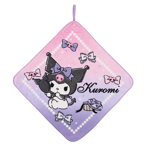 酷洛米可掛式方巾(粉紫漸層)