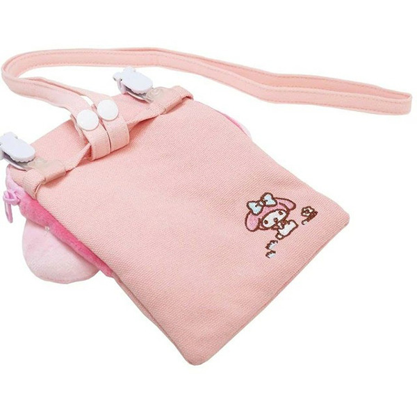 美樂蒂造型迷你斜背包/口袋夾包(小手抱抱)
