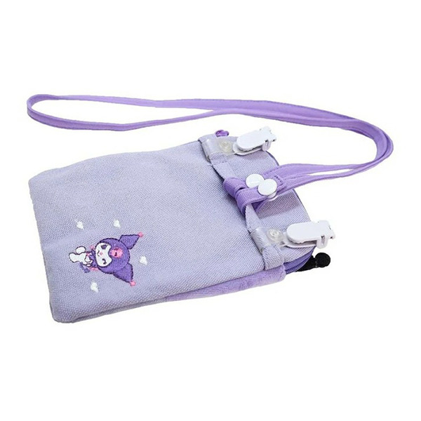 酷洛米造型迷你斜背包/口袋夾包(小手抱抱)