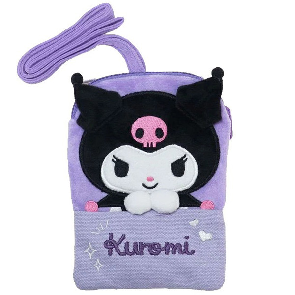 酷洛米造型迷你斜背包/口袋夾包(小手抱抱)