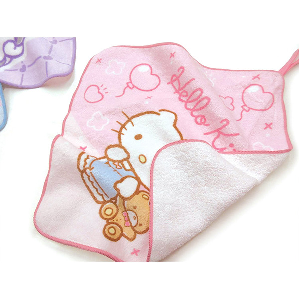 三麗鷗明星可掛式方巾3入組(HELLO KITTYx山姆企鵝x酷洛米)