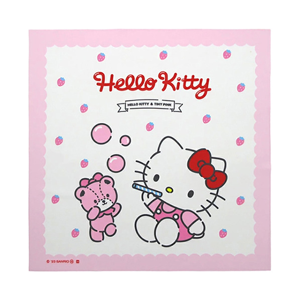 HELLO KITTY大手帕3入組(草莓氣球)