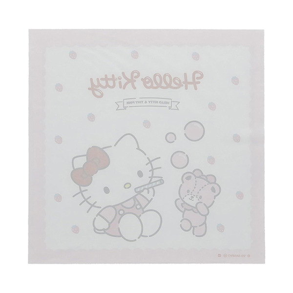 HELLO KITTY大手帕3入組(草莓氣球)