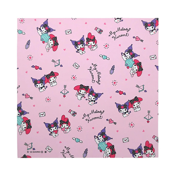 美樂蒂&酷洛米大手帕3入組(點點蝴蝶結)