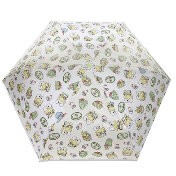 大眼蛙折疊傘 條紋咖啡廳