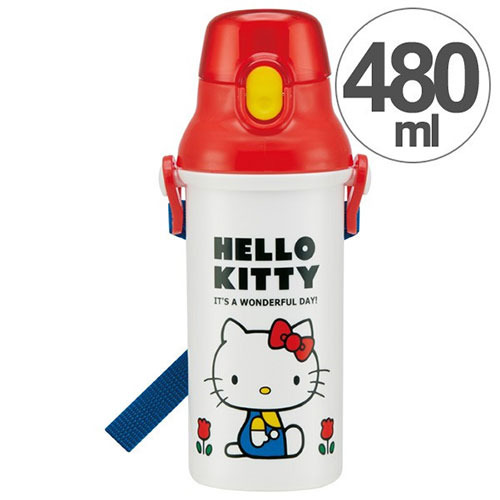 HELLO KITTY日製直飲式水壺-480ml(70年代)