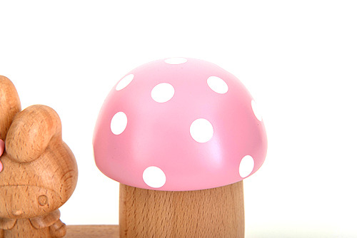 美樂蒂木製造型音樂鈴(咖啡蘑菇)