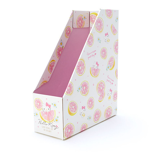 HELLO KITTY硬紙材質A4文件收納箱(幸福女孩Ⅳ)