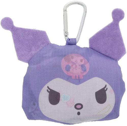 酷洛米 ecot 環保購物袋附大臉收納包(魔幻紫)