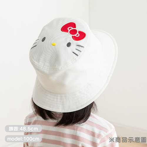 HELLO KITTY兒童遮陽帽/漁夫帽附面罩(大臉)