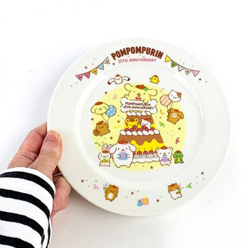 布丁狗日製陶瓷盤(25週年紀念款-布丁慶典)