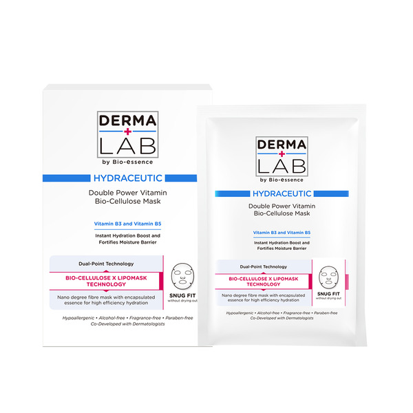 【Derma Lab德美醫研】超效雙B保濕生物纖維面膜25mlX3片