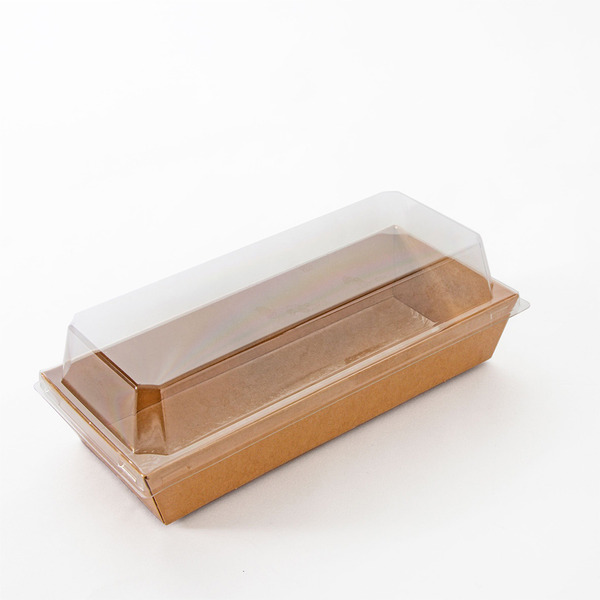 牛皮紙透明輕食盒1號| 禾啟股份有限公司
