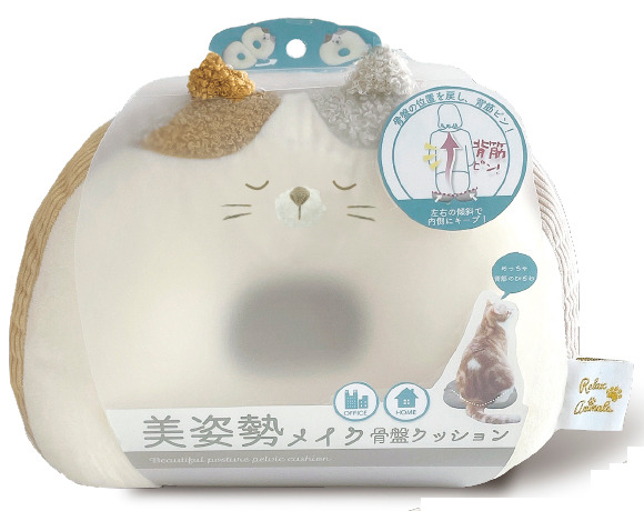 【HONYARADOH】兩用美臀坐墊枕/貓 4991936722820