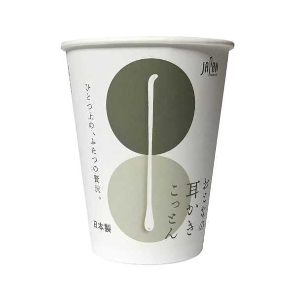 大人的耳勺式掏耳棉棒100入 4976558002956