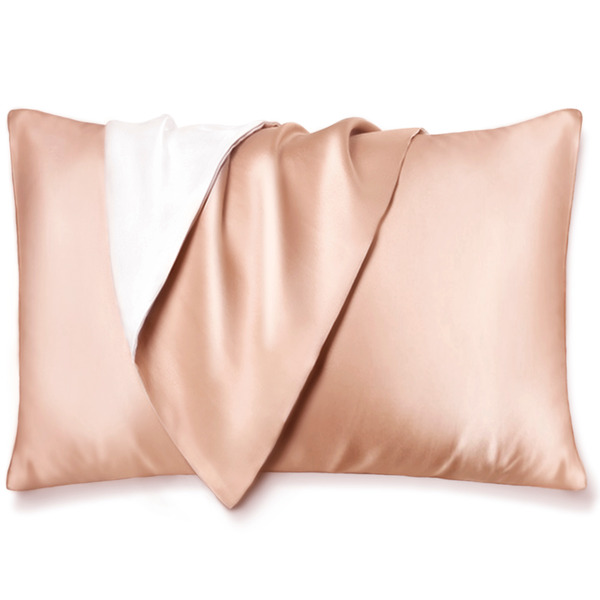 Utukky 100%蠶絲舒眠枕套 玫瑰金 4573606045394