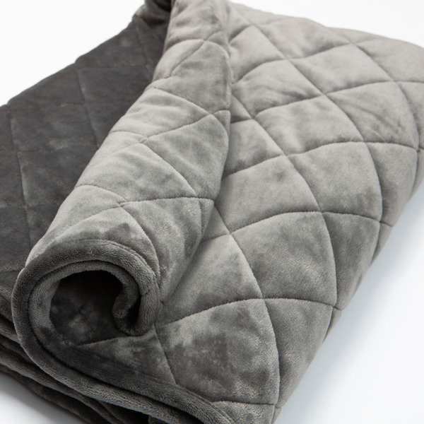 星月灰雙層舖棉法蘭絨毯130 180 Workinghouse 生活工場