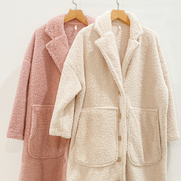 【預購】香氛衣架+大口袋保暖居家外套(2色) SW