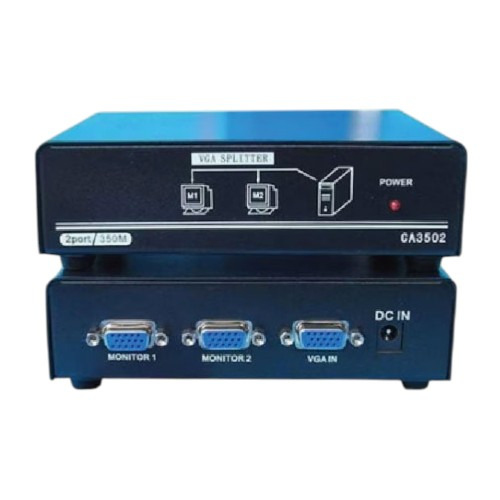 1X2 一進二出VGA 分配器◎頻寬350MHz◎獨家販售全母頭◎# (40-007-01