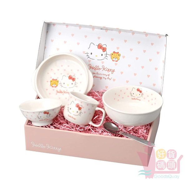 日本製KANESHO金正陶器Hello Kitty陶瓷餐具