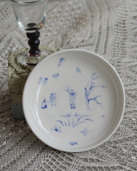 2025 遊歷山水瓷土小盤