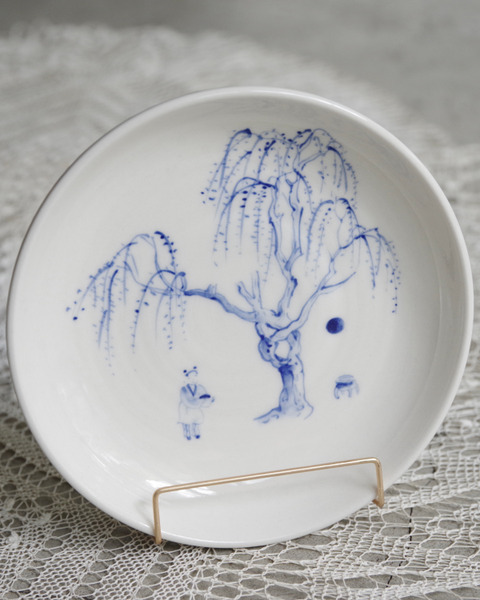 2025 遊歷山水瓷土小盤