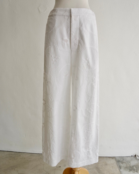 sacramento trousers in off white