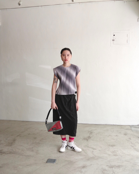 ray of light top in grey ray