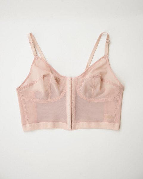 bustier036n in dustypink x grey