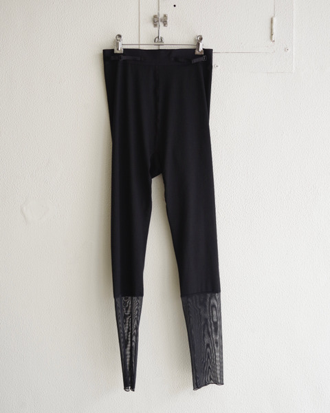net combo leggings 091 in black x black