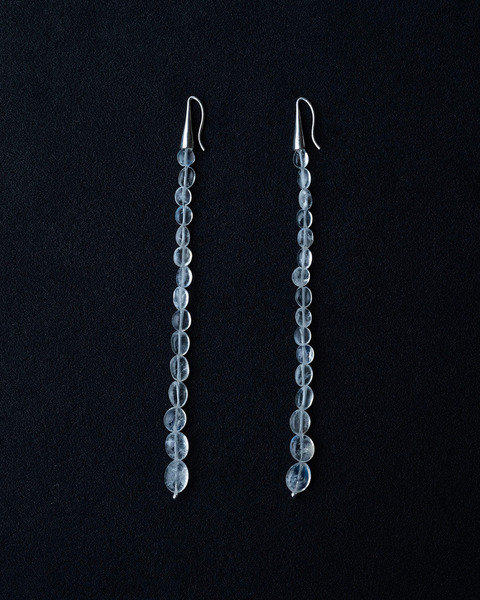 stepping stone earrings moonstone