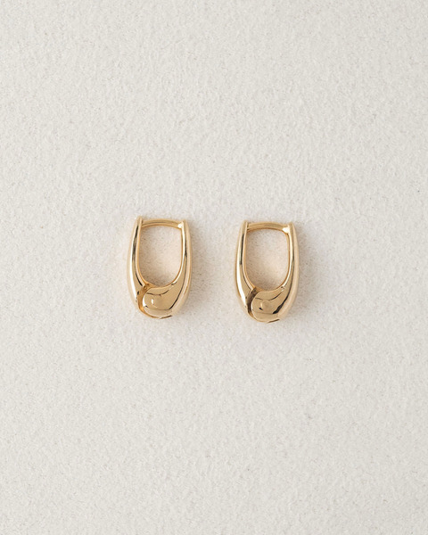tiny thin hoops in gold