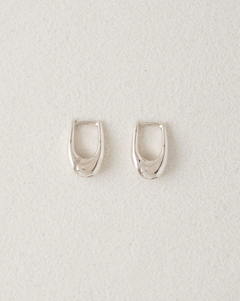 tiny thin hoops in silver