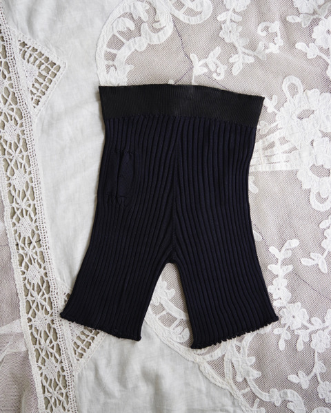 viscose bikers in navy