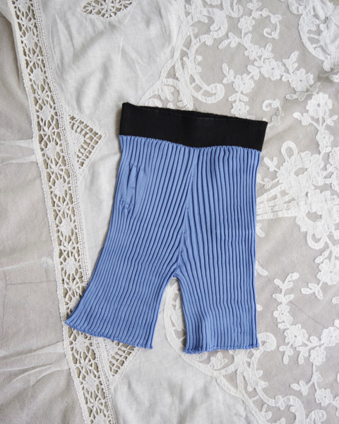 viscose bikers in dusty blue