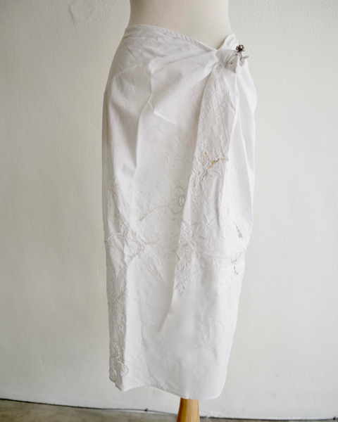 napkin ring skirt in off white
