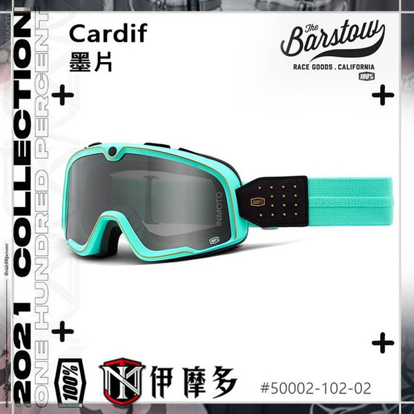 【絕版特惠】美國Ride 100% BARSTOW經典復古風鏡 Cardif 50002-102-02 Goggle