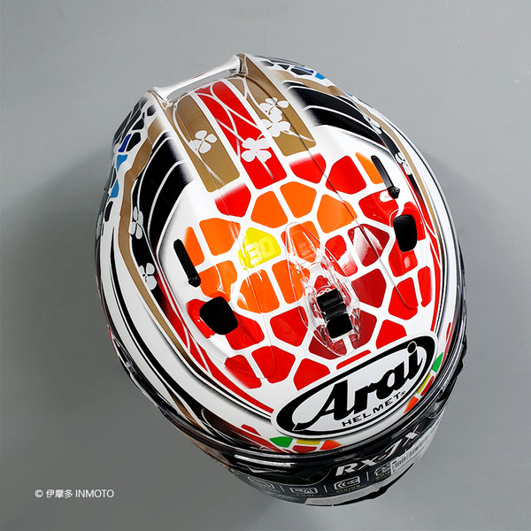 日本Arai RX-7X NAKAGAMI GP2 全罩安全帽中上貴晶小花RX7X 公司貨